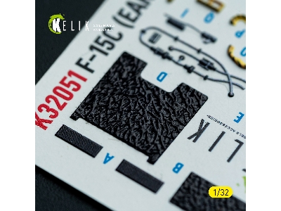 Mcdonnell Douglas F-15 C (Early) - Interior 3d-decals (For Tamiya Kits) - zdjęcie 5