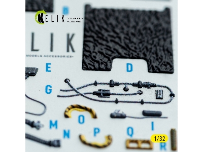 Mcdonnell Douglas F-15 C (Early) - Interior 3d-decals (For Tamiya Kits) - zdjęcie 7