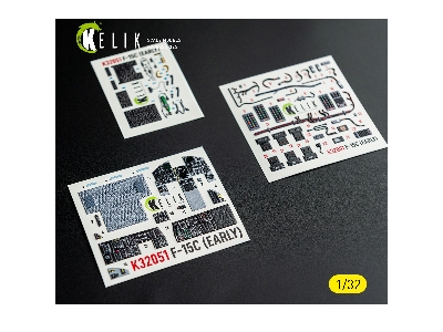 Mcdonnell Douglas F-15 C (Early) - Interior 3d-decals (For Tamiya Kits) - zdjęcie 10