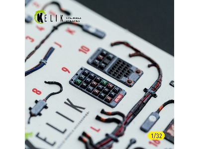 Mcdonnell Douglas F-15 C (Early) - Interior 3d-decals (For Tamiya Kits) - zdjęcie 15