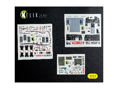 Mcdonnell Douglas F-15 C Msip Ii - Interior 3d-decals (For Tamiya Kits) - zdjęcie 1