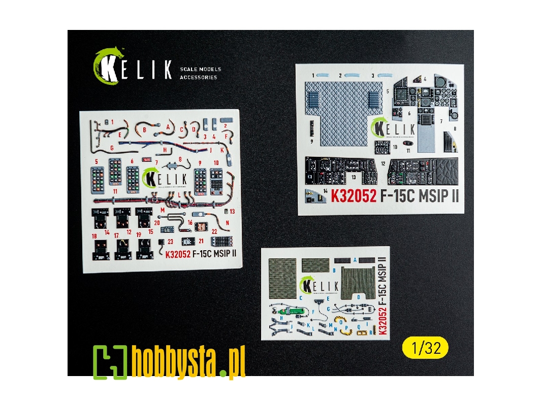 Mcdonnell Douglas F-15 C Msip Ii - Interior 3d-decals (For Tamiya Kits) - zdjęcie 1