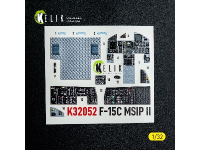 Mcdonnell Douglas F-15 C Msip Ii - Interior 3d-decals (For Tamiya Kits) - zdjęcie 2