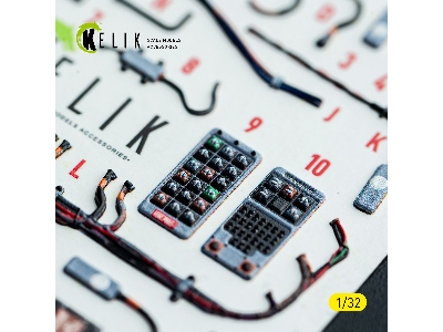 Mcdonnell Douglas F-15 C Msip Ii - Interior 3d-decals (For Tamiya Kits) - zdjęcie 4