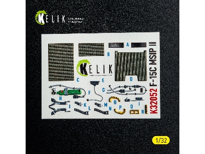 Mcdonnell Douglas F-15 C Msip Ii - Interior 3d-decals (For Tamiya Kits) - zdjęcie 9