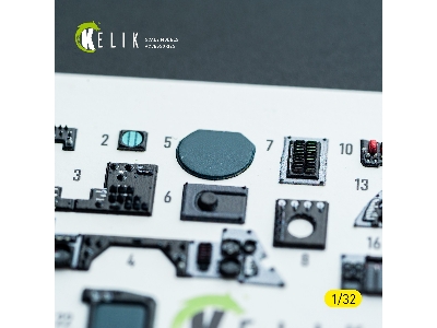 Grumman F-14 A Tomcat - Interior 3d-decals (For Tamiya Kits) - zdjęcie 3