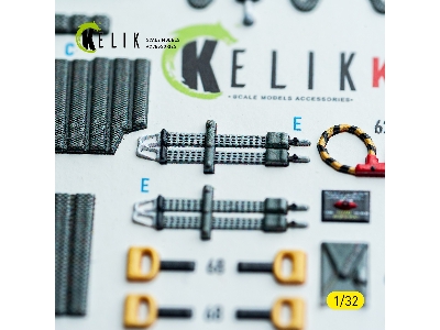 Grumman F-14 A Tomcat - Interior 3d-decals (For Tamiya Kits) - zdjęcie 7