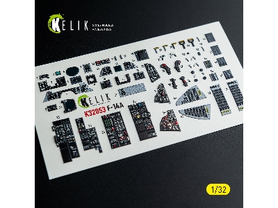 Grumman F-14 A Tomcat - Interior 3d-decals (For Tamiya Kits) - zdjęcie 11