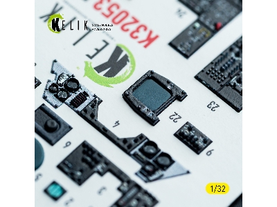 Grumman F-14 A Tomcat - Interior 3d-decals (For Tamiya Kits) - zdjęcie 14