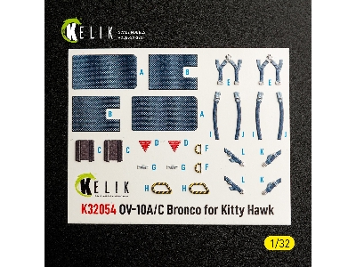 North American Rockwell Ov-10 A/C Bronco - Interior 3d-decals (For Kitty Hawk & Zimi Models Kits) - zdjęcie 2