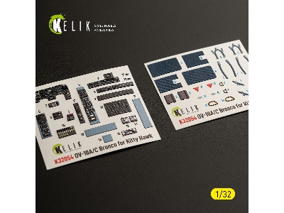 North American Rockwell Ov-10 A/C Bronco - Interior 3d-decals (For Kitty Hawk & Zimi Models Kits) - zdjęcie 3