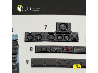 North American Rockwell Ov-10 A/C Bronco - Interior 3d-decals (For Kitty Hawk & Zimi Models Kits) - zdjęcie 6
