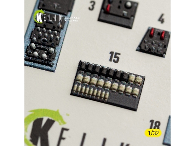 North American Rockwell Ov-10 A/C Bronco - Interior 3d-decals (For Kitty Hawk & Zimi Models Kits) - zdjęcie 7