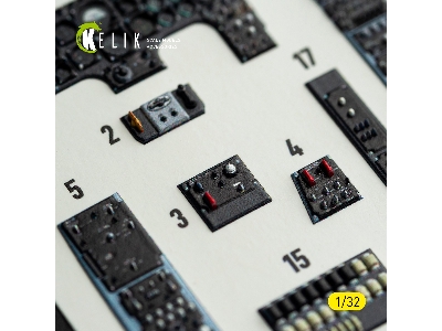 North American Rockwell Ov-10 A/C Bronco - Interior 3d-decals (For Kitty Hawk & Zimi Models Kits) - zdjęcie 9