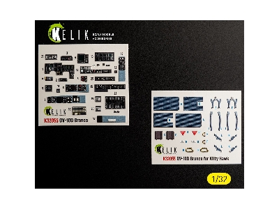 North American Rockwell Ov-10 D Bronco - Interior 3d-decals (For Kitty Hawk & Zimi Models Kits) - zdjęcie 2