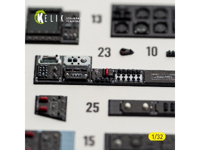 North American Rockwell Ov-10 D Bronco - Interior 3d-decals (For Kitty Hawk & Zimi Models Kits) - zdjęcie 6