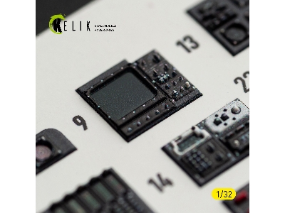 North American Rockwell Ov-10 D Bronco - Interior 3d-decals (For Kitty Hawk & Zimi Models Kits) - zdjęcie 10