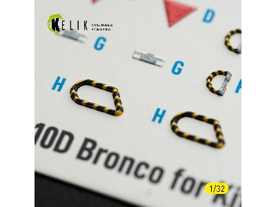 North American Rockwell Ov-10 D Bronco - Interior 3d-decals (For Kitty Hawk & Zimi Models Kits) - zdjęcie 12