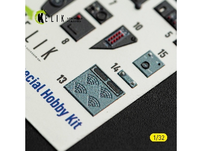 Morane-saulnier Ms.406 C-1 - Interior 3d-decals (For Special Hobby Kits) - zdjęcie 6