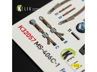 Morane-saulnier Ms.406 C-1 - Interior 3d-decals (For Special Hobby Kits) - zdjęcie 7