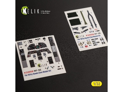 Northrop Rf-5 E - Interior 3d-decals (For Kitty Hawk & Zimi Models Kits) - zdjęcie 1