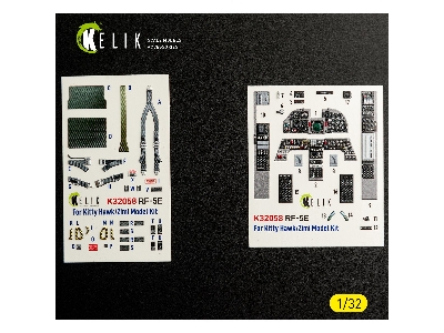 Northrop Rf-5 E - Interior 3d-decals (For Kitty Hawk & Zimi Models Kits) - zdjęcie 2