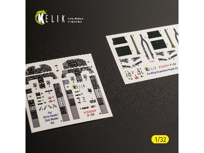 Northrop F-5 F - Interior 3d-decals (For Kitty Hawk & Zimi Models Kits) - zdjęcie 2