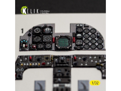 Northrop F-5 F - Interior 3d-decals (For Kitty Hawk & Zimi Models Kits) - zdjęcie 10