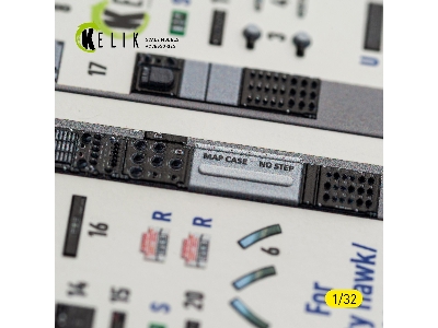 Northrop F-5 F - Interior 3d-decals (For Kitty Hawk & Zimi Models Kits) - zdjęcie 14