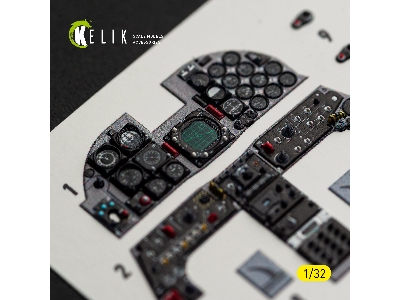 Northrop F-5 F - Interior 3d-decals (For Kitty Hawk & Zimi Models Kits) - zdjęcie 16