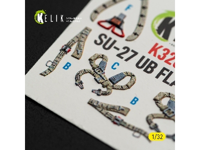 Sukhoi Su-27 Ub Flanker C - Interior 3d-decals (For Trumpeter Kits) - zdjęcie 3