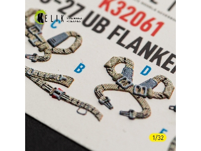 Sukhoi Su-27 Ub Flanker C - Interior 3d-decals (For Trumpeter Kits) - zdjęcie 4