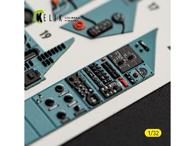 Sukhoi Su-27 Ub Flanker C - Interior 3d-decals (For Trumpeter Kits) - zdjęcie 11