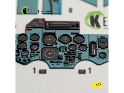 Sukhoi Su-27 Ub Flanker C - Interior 3d-decals (For Trumpeter Kits) - zdjęcie 12