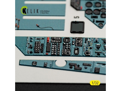 Sukhoi Su-27 Ub Flanker C - Interior 3d-decals (For Trumpeter Kits) - zdjęcie 14