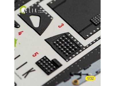 Ltv A-7 D Corsair Ii - Interior 3d-decals (For Trumpeter Kits) - zdjęcie 2