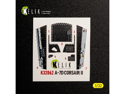 Ltv A-7 D Corsair Ii - Interior 3d-decals (For Trumpeter Kits) - zdjęcie 7