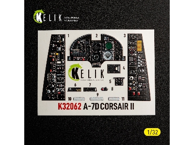 Ltv A-7 D Corsair Ii - Interior 3d-decals (For Trumpeter Kits) - zdjęcie 8