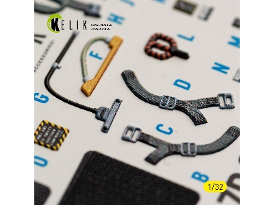 Ltv A-7 D Corsair Ii - Interior 3d-decals (For Trumpeter Kits) - zdjęcie 13