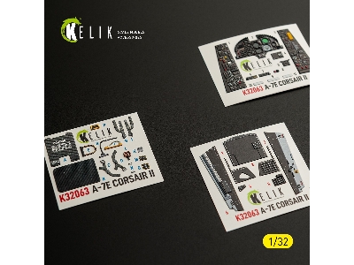Ltv A-7 E Corsair Ii - Interior 3d-decals (For Trumpeter Kits) - zdjęcie 1