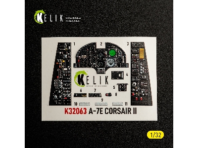 Ltv A-7 E Corsair Ii - Interior 3d-decals (For Trumpeter Kits) - zdjęcie 6