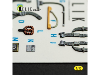 Ltv A-7 E Corsair Ii - Interior 3d-decals (For Trumpeter Kits) - zdjęcie 8