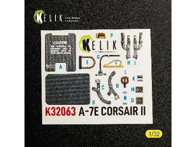 Ltv A-7 E Corsair Ii - Interior 3d-decals (For Trumpeter Kits) - zdjęcie 9
