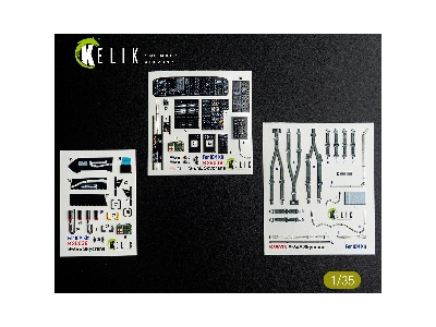 Sikorsky S-64 E Skycrane - Interior 3d-decals (For Icm Kits) - zdjęcie 1