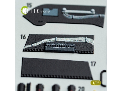 Sikorsky S-64 E Skycrane - Interior 3d-decals (For Icm Kits) - zdjęcie 3