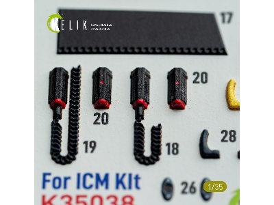 Sikorsky S-64 E Skycrane - Interior 3d-decals (For Icm Kits) - zdjęcie 4