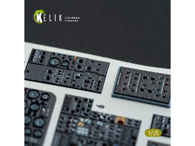 Sikorsky S-64 E Skycrane - Interior 3d-decals (For Icm Kits) - zdjęcie 14