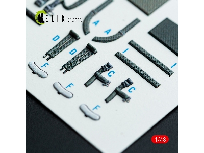 Chance Vought F-8 J Crusader - Interior 3d Decals (For Hasegawa Kits) - zdjęcie 8