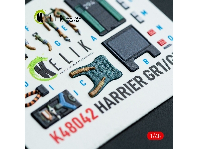 Harrier Gr1 / Gr3 - Interior 3d Decals (For Kinetic Kits) - zdjęcie 1