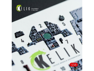 Harrier Gr1 / Gr3 - Interior 3d Decals (For Kinetic Kits) - zdjęcie 5